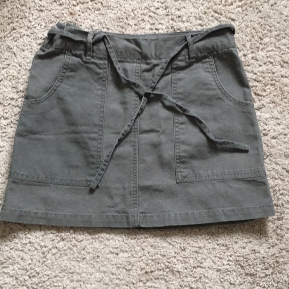Army green Skirt